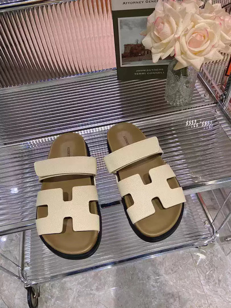 Hermes H222857 Men Women's Hermes Chypre sandals H908912