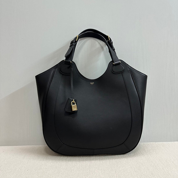 CELINE HOBO IN SUPPLE SMOOTH CALFSKIN 119353 BLACK