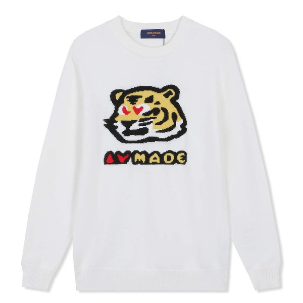 LV 1A9GO5 Men's Women's High-density cashmere-blend sweater L55747