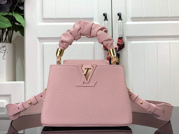 LV M58586 Louis Vuitton Capucines Mini BB Handbag Pink