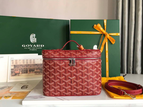 Goyard MUSEVAPMLTY01CL03P Muse Vanity Case PM Bag Red
