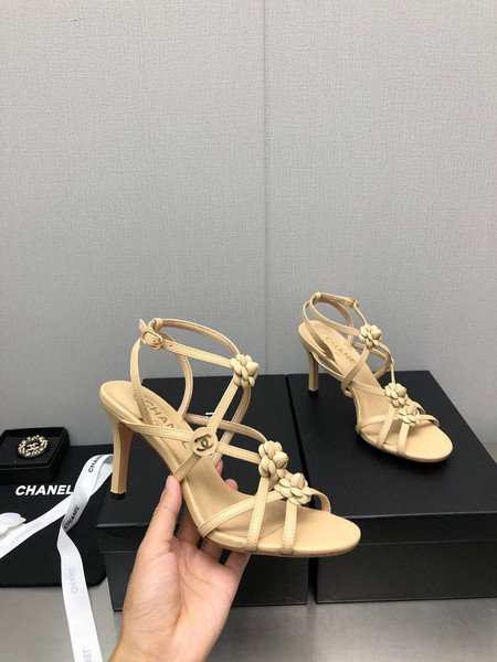 Chanel G40128 Women's Sandals Shoes Lambskin C90219