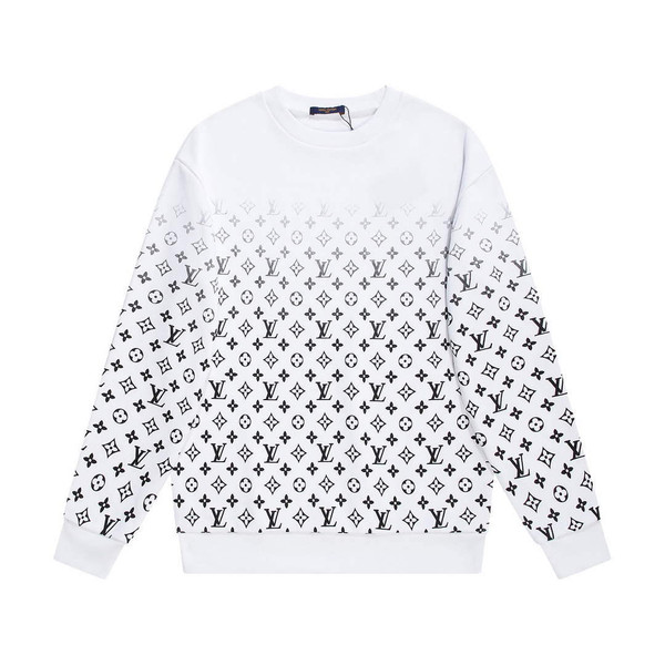 LV 1AA4TI Men's Hoodie Damier Spread Printed Sweatshirt L55738