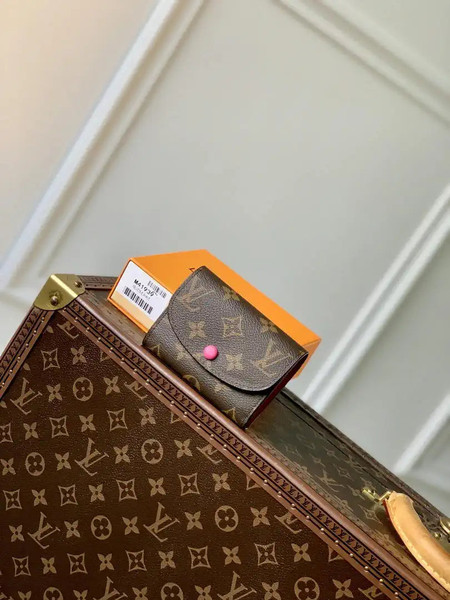 Louis Vuitton LV M41939 Rosalie Coin Purse Rose Red