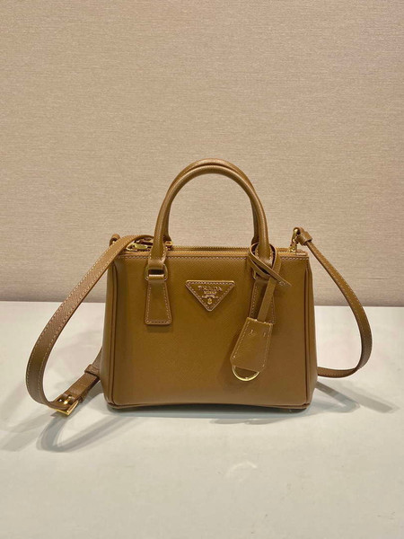 Prada 1BA906 Prada Galleria Saffiano leather mini-bag Natural