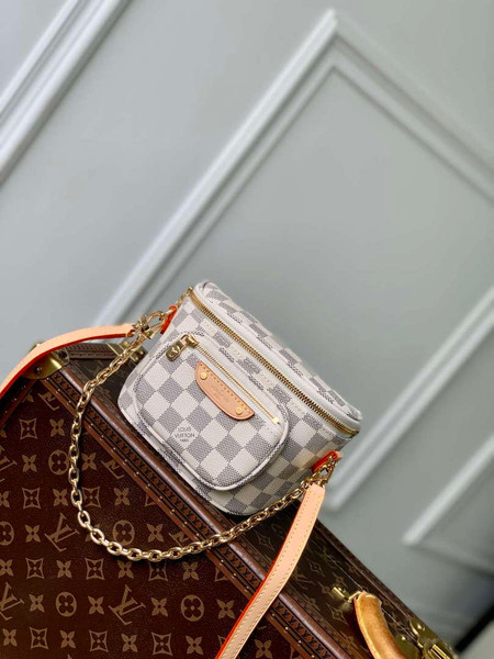 LV N00130 Louis Vuitton Mini Bumbag Damier Azur