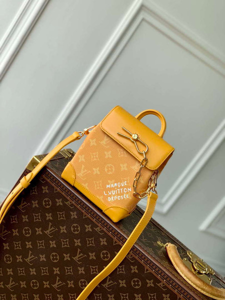 LV M12655 Louis Vuitton Nano Steamer Bag Yellow