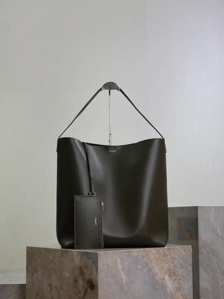 YSL BOLD hobo bag in smooth leather 845383 Dark Green