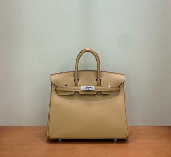Hermes Birkin Tote Bag Swift 25 Fully Handmade H92018