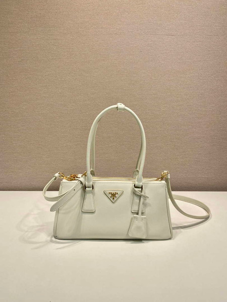 Prada 1BA457 Medium Prada Galleria leather bag White