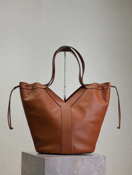 YSL 833160AAE146359 Y large Hobo in leather Brown