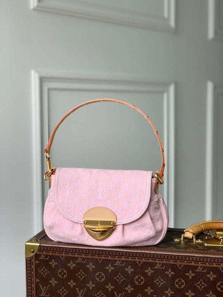 LV M13347 Louis Vuitton Sunset Handbag Washed Pink