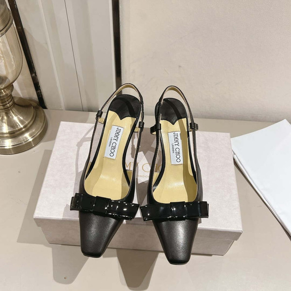 Jimmy Choo 24S ADALEE Bowknot Sling Back Sandals 65mm J10092