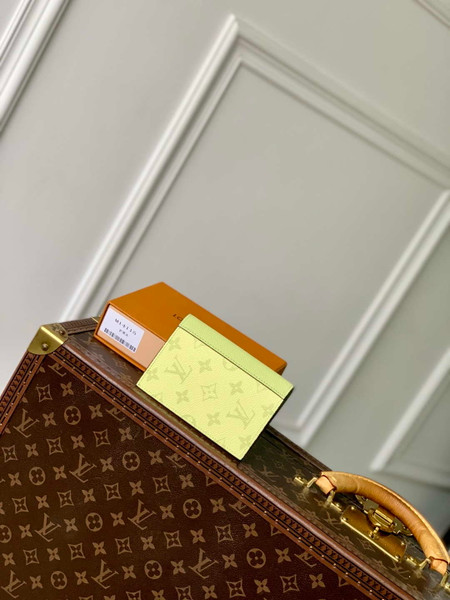 LV M14115 Louis Vuitton Passport Cover Taigarama Lemon Yellow
