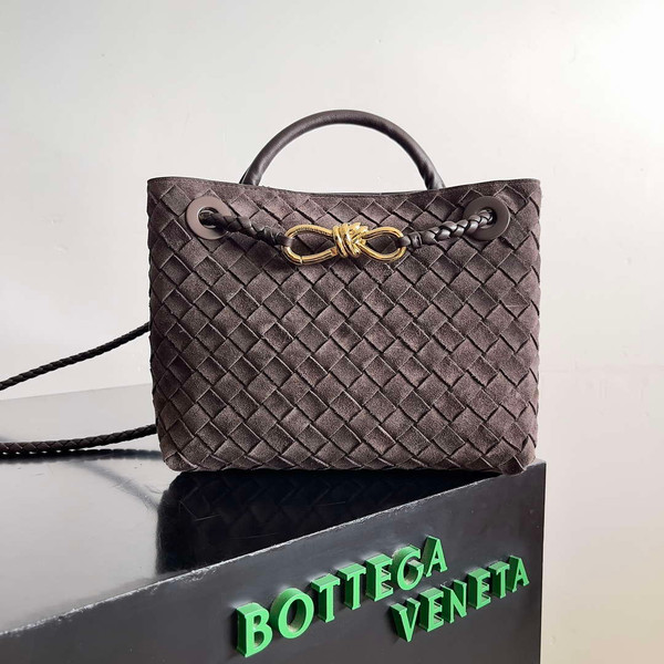 Bottega Veneta BV 743568 Small Andiamo with Suede Bag BV9001