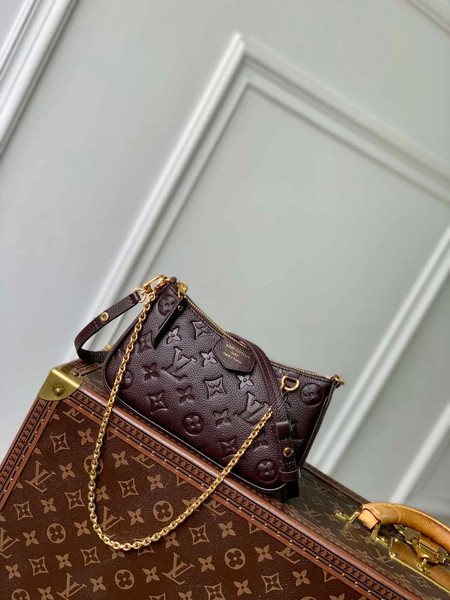 LV M13614 Louis Vuitton Easy Pouch Bag Chocolate Brown