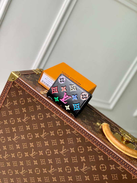 Louis Vuitton M13829 LV x TM  Lou Wallet Monogram Multicolored Black