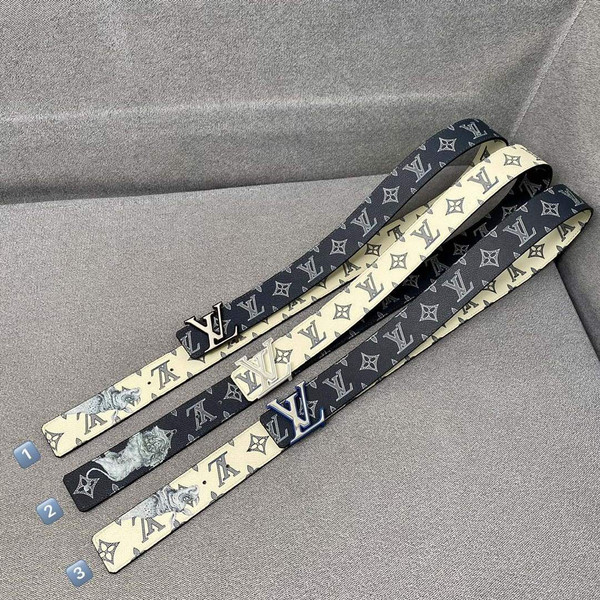 LV Women's Men's Belts Collection Louis Vuitton Initials 40MM Belt 19092