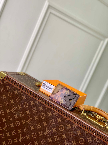 LV M26016 Louis Vuitton Porte-Cartes Magnet Brown