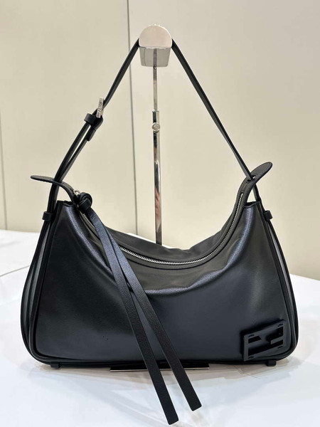 Fendi 8BR829 Simply Fendi Large Leather Black 8662AL
