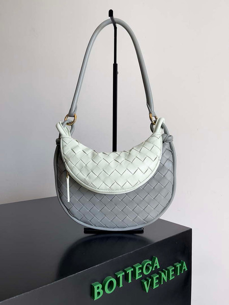 Bottega Veneta BV 776764 Small Gemelli Gray