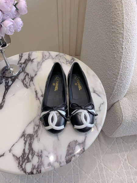 Chanel Women's Classic second-hand Kang Peng shoes flat shoes C93451