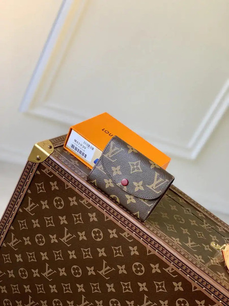 Louis Vuitton LV M41939 Rosalie Coin Purse Wine Red