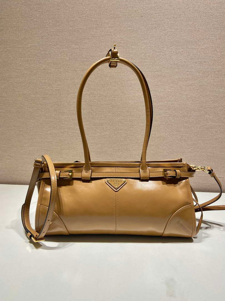 Prada 1BA426 Medium leather handbag  Brown