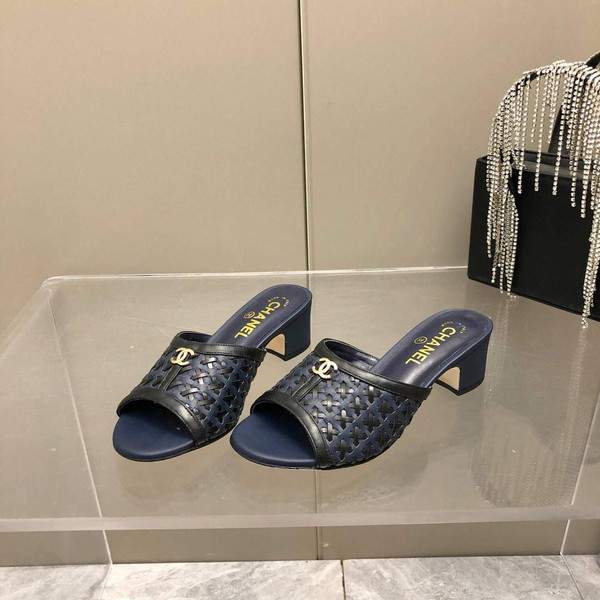 Chanel Women's Sandals Chanel Slippers Lambskin C90185