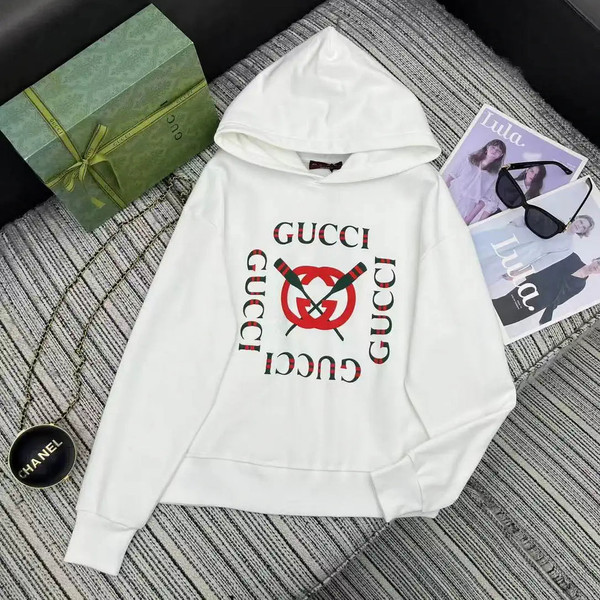 Gucci Women Lettering print hoodie G11140