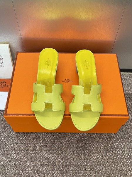 Hermes H141146Zv5K360 Women Oasis sandal smooth Calfskin H33684