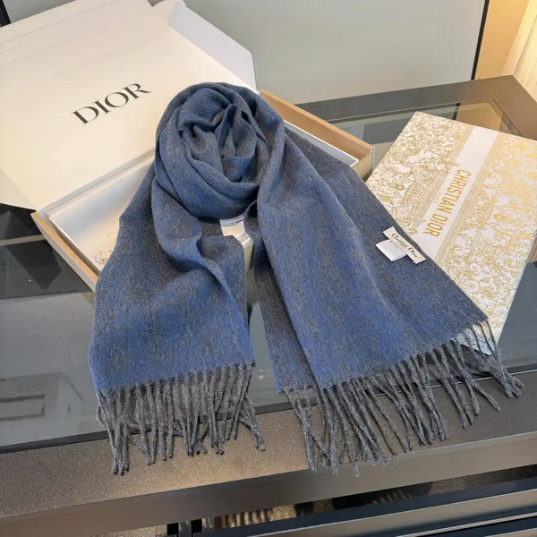 Dior Scarves Designer Scarf  Cashmere knitted D63402