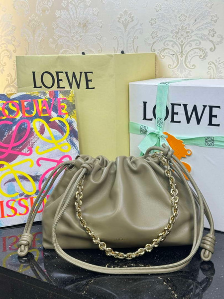 Loewe A411FCRX02 Medium Flamenco purse in mellow nappa lambskin L9021