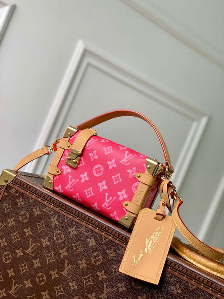 Louis Vuitton LV M27784 Side Trunk PM Bag Rose