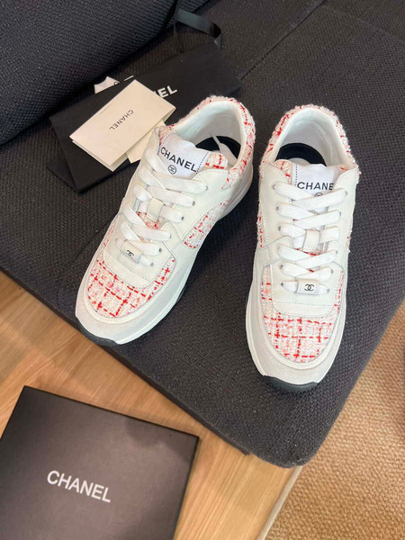 Chanel G45077 Women's Trainer Wool Sneaker C912467