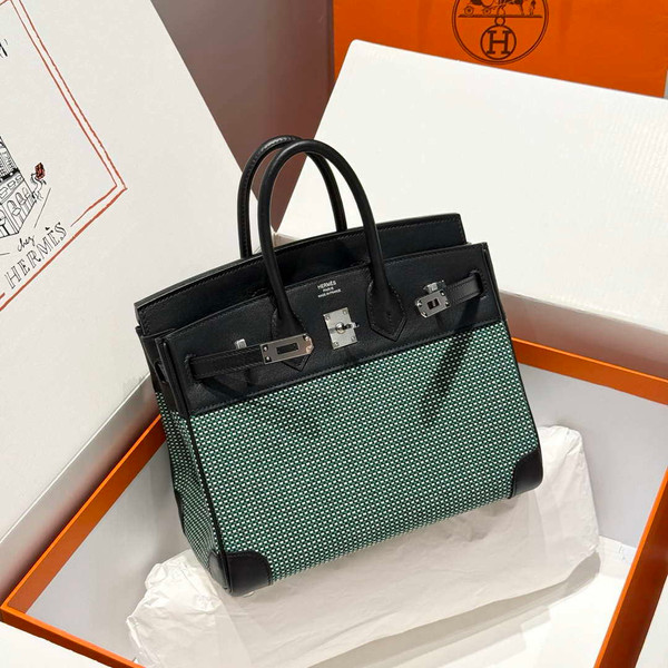 Hermes Birkin Tote Bag Swift leather with canvas 286014