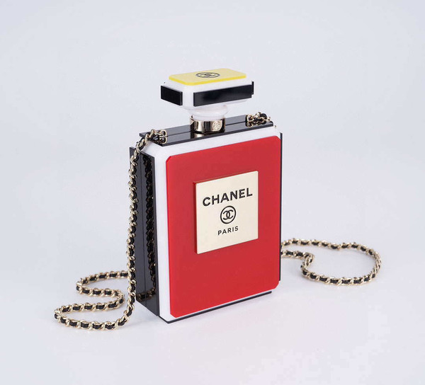 Chanel AS5341 Evening Bag Plexi Enamel & Gold-Tone Metal Multicolor