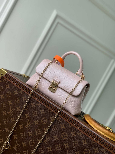 LV M27043 Louis Vuitton Nano Madeleine Bag Snowy Pearl