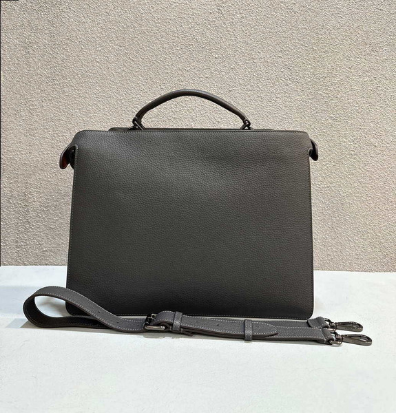 Fendi Peekaboo ISeeU Medium Dark Blue leather bag 7VA529