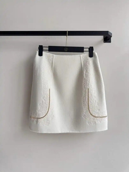 Hermes Women 100% Cashmere skirt  H33373