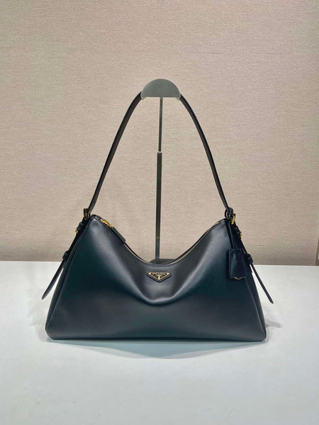 Prada 1BC228 Prada Aimèe Large leather shoulder bag black