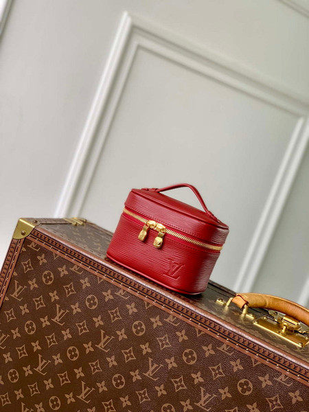 LV M25857 Louis Vuitton Nice Nano Bag Monogram Red