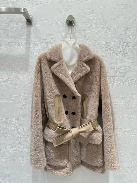 Miu Miu Merino imported fur-lined jacket Miu60002
