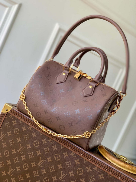 LV M26691 Louis Vuitton Speedy Soft Bandoulière 25 Bag Wine Red