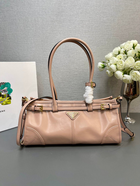 Prada 1BA426 Medium leather handbag Pink