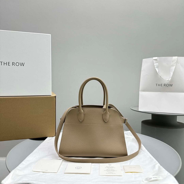 The Row Calfskin Soft Margaux 10 Bag THR153678 Apricot