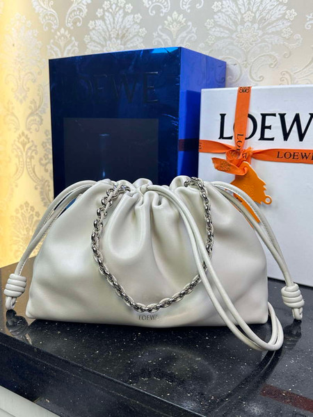 Loewe A411FCRX02 Medium Flamenco purse in mellow nappa lambskin L9020