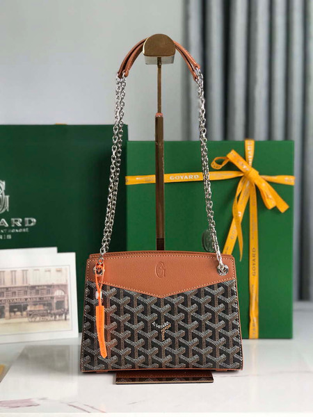 Goyard ROUETSMINTY08CL08P Rouette Structuré Mini Bag Brown