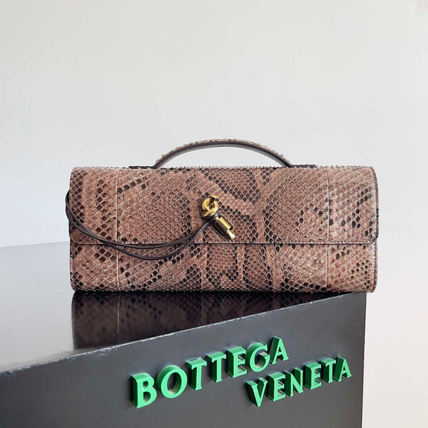 Bottega Veneta BV 794945 Long Clutch Andiamo With Python leather BV9090