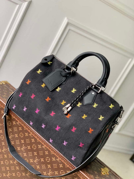 LV M14136 Louis Vuitton Speedy 40 Bandoulière Bag Gradient Orange